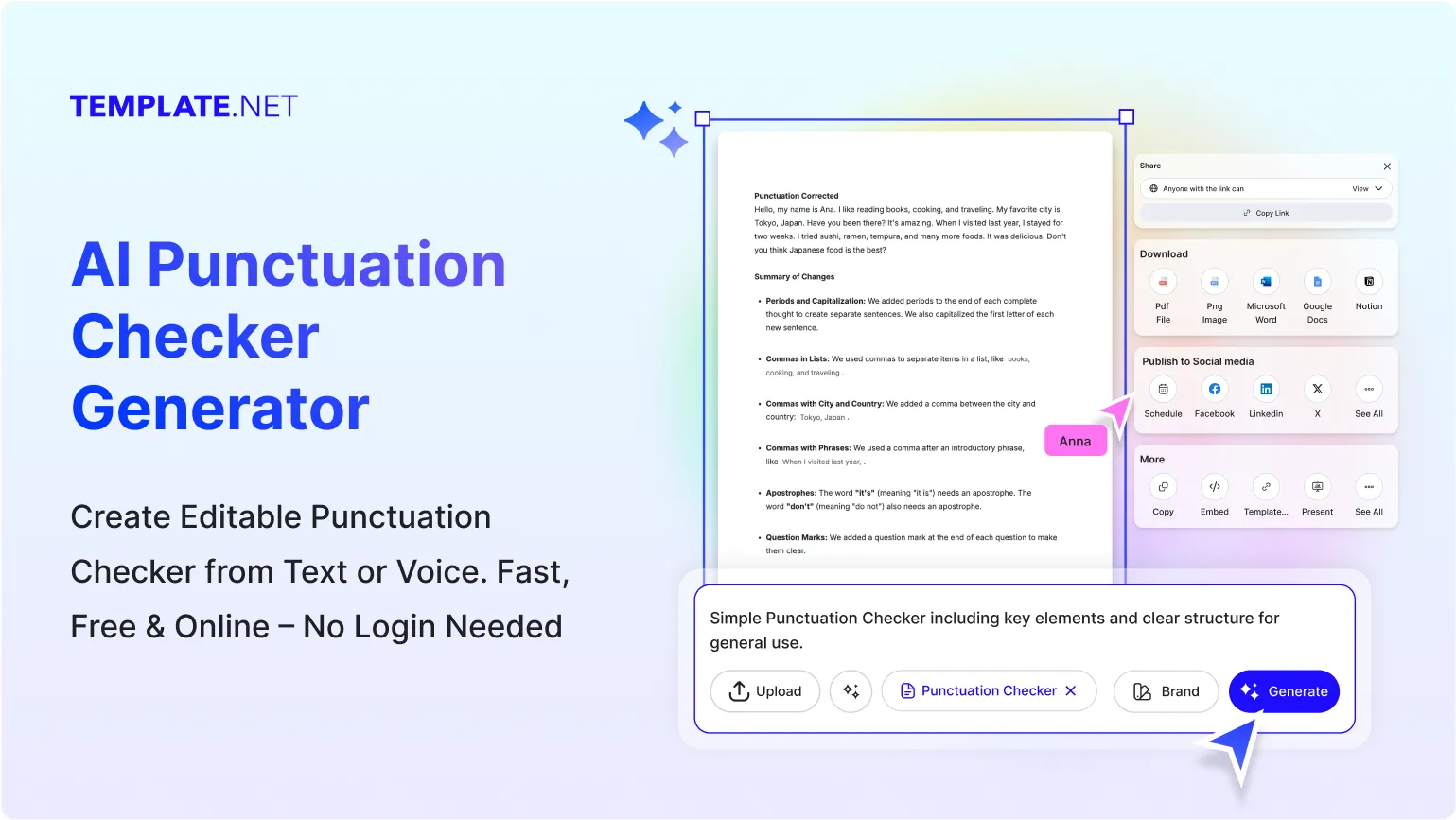 Free AI Punctuation Checker, Online Grammar Correction Tool